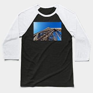 Eiffel Tower in Paris against clear blue sky Baseball T-Shirt